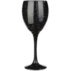 Czarne kieliszki do wina, drinków Galaktyka 300 ml 6 szt