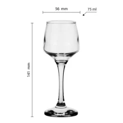 Kieliszki do wódki, shotów, likieru 60 ml 6 szt