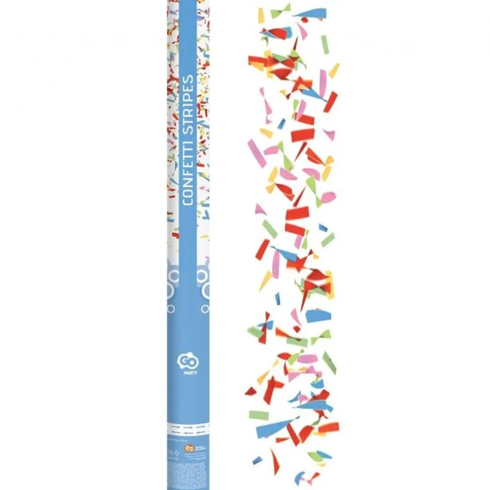 Konfetti tuba kolorowe 80 cm