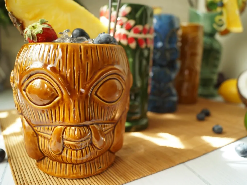 Kubek Tiki Indianin ceramiczny 425 ml