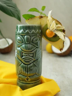 Kubek Tiki Zielony Szaman ceramiczny 300 ml