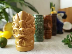 Kubek Tiki Zielony Szaman ceramiczny 300 ml
