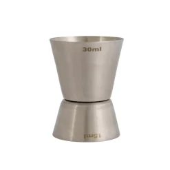 Miarka barmańska dwustronna, jigger 15 ml i 30 ml