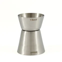 Miarka barmańska dwustronna, jigger 15 ml i 30 ml