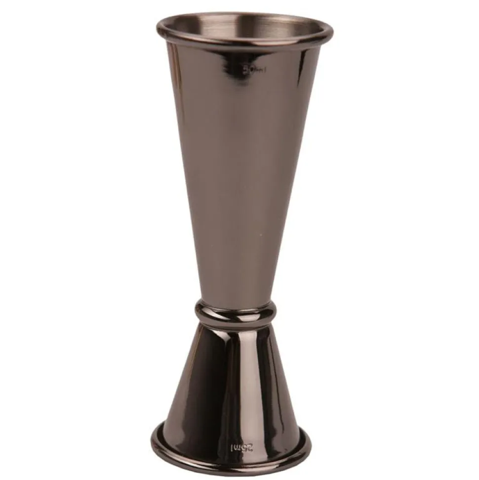 Miarka barmańska, jigger Black 50-25 ml na prezent