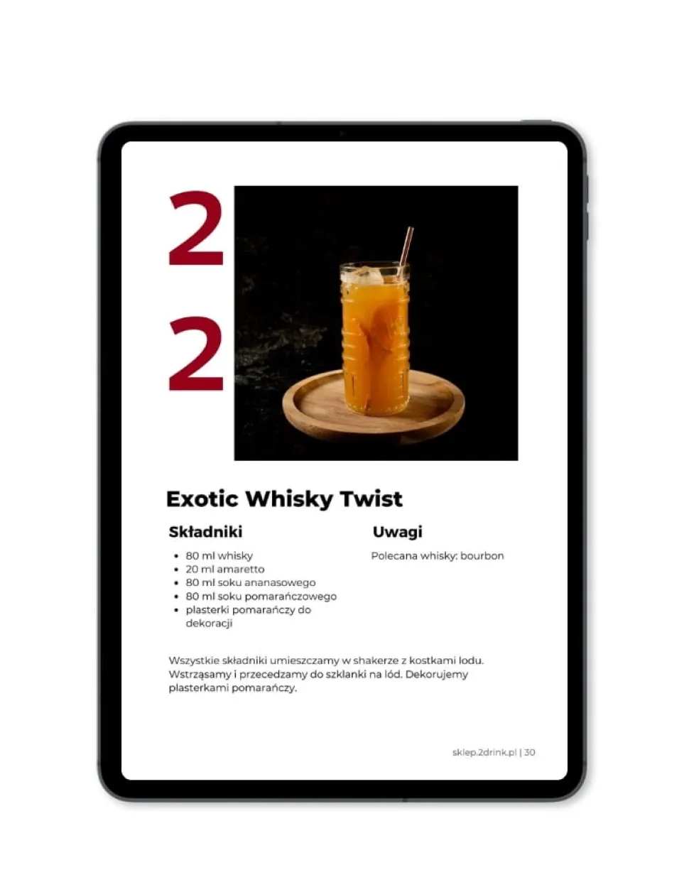 PAKIET 2 ebooków Drinki z whisky + Letnie drinki