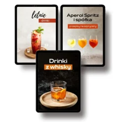 PAKIET 3 ebooków Drinki z whisky + Letnie drinki + Aperol Spritz i spółka
