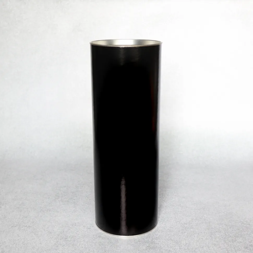 Pudełko prezentowe DUŻE, pudełko na wino czarne, tuba elegancka 34x12 cm