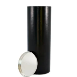 Pudełko prezentowe DUŻE, pudełko na wino czarne, tuba elegancka 34x12 cm