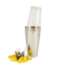 Shaker do drinków bostoński kubek i szklanica 840 i 470 ml