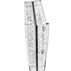 Shaker TIN TIN grawerowany 830 i 470 ml