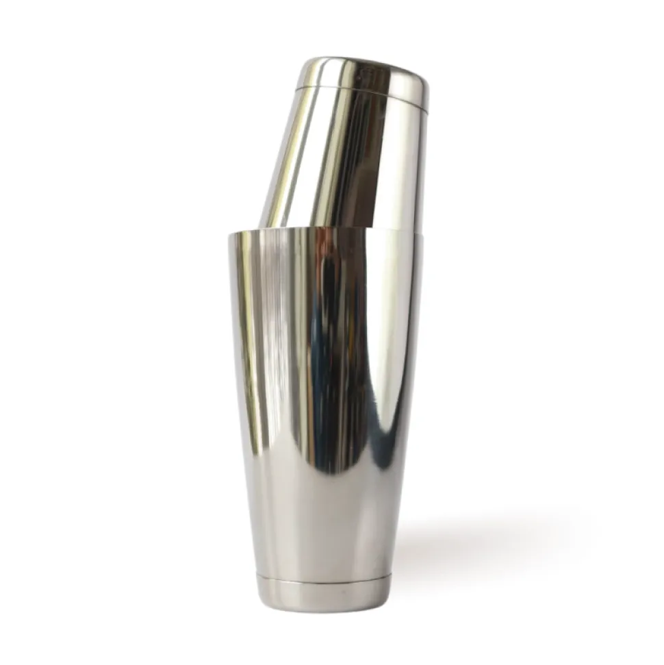 Shaker TIN-TIN kubek i szklanica ze stali nierdzewnej 820 i 590 ml