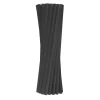 Słomki do picia wielorazowe czarne 250 szt 9x240 mm