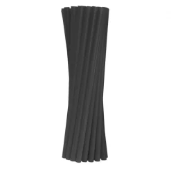 Słomki do picia wielorazowe czarne 250 szt 9x240 mm