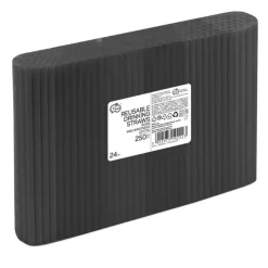 Słomki do picia wielorazowe czarne 250 szt 9x240 mm