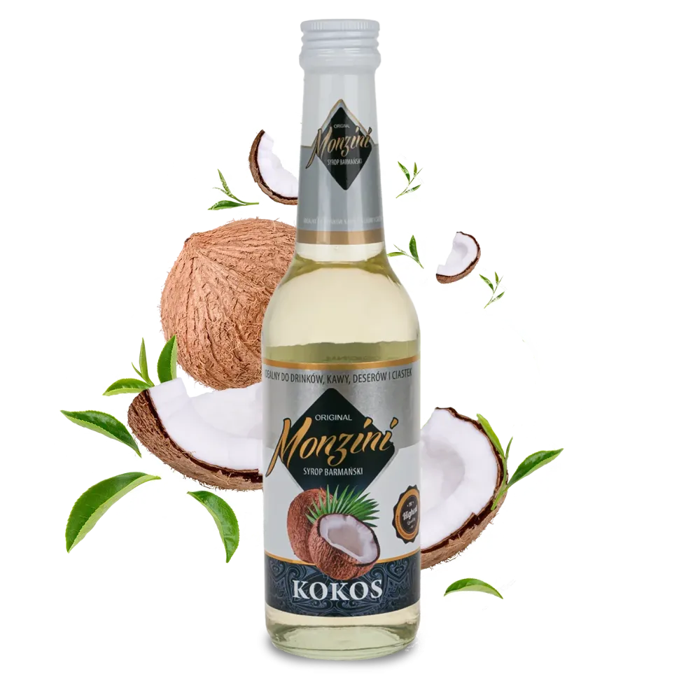 Syrop barmański do drinków KOKOSOWY 320 ml