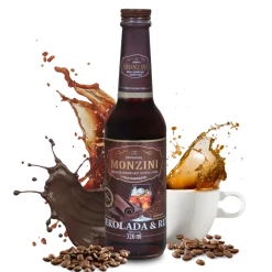 Syrop barmański do kawy CZEKOLADA Z RUMEM 320 ml