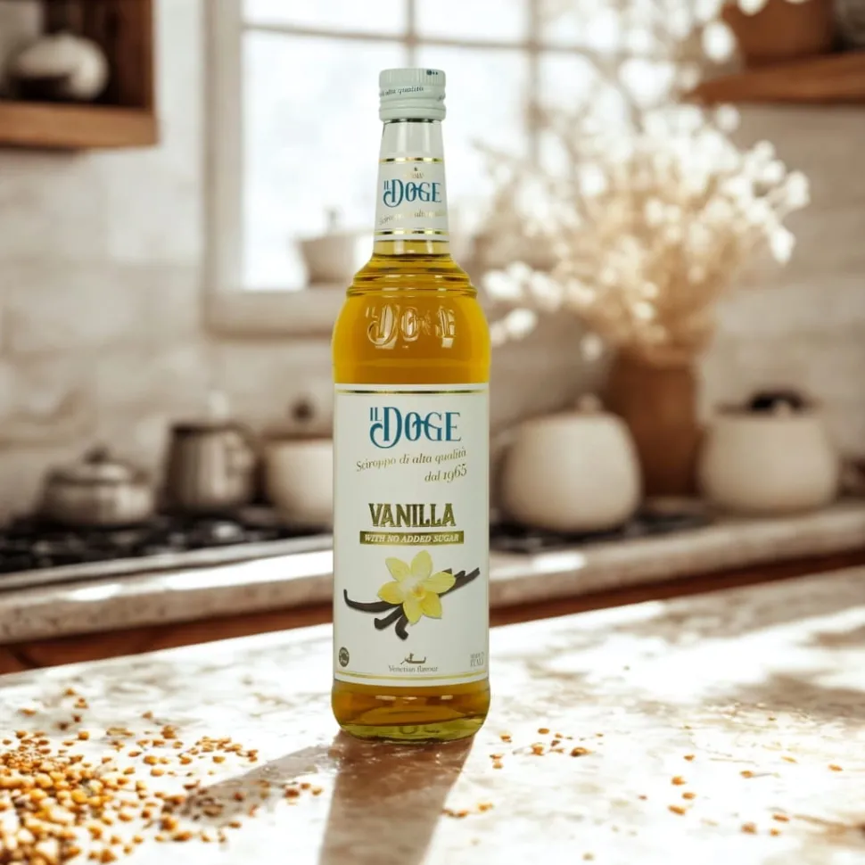 Syrop bez cukru WANILIOWY do drinków, do kawy 700ml