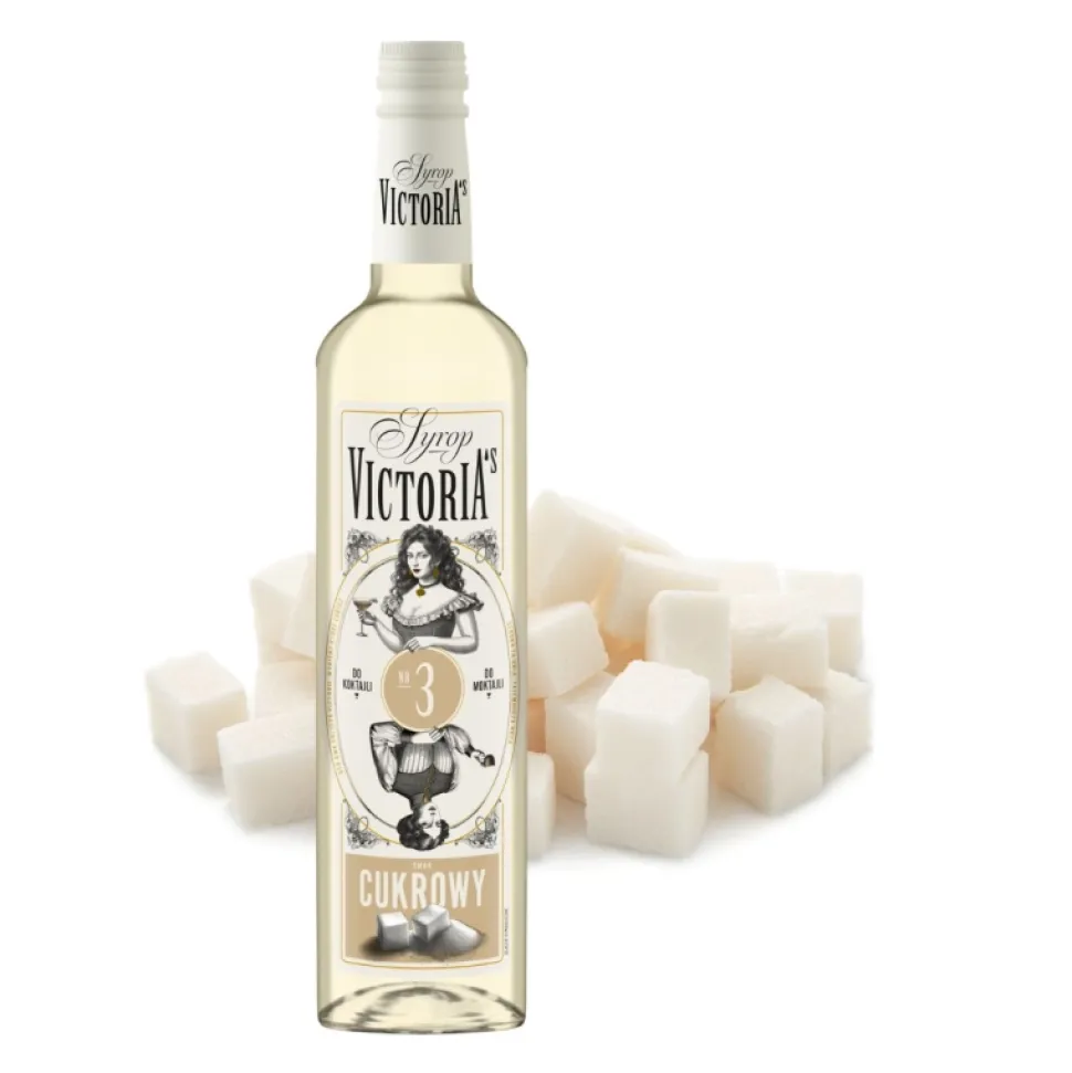 SYROP CUKROWY do drinków, syrop barmański 490 ml