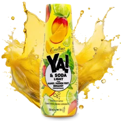 Syrop do saturatora bez cukru MANGO MARAKUJA BERGAMOTKA 500 ml