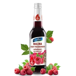 Syrop MALINOWY 320 ml WITALNOŚĆ z WITAMINAMI B6 i B12