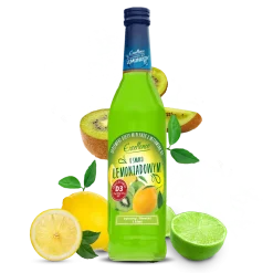 Syrop o smaku LEMONIADA CYTRYNA LIMETKA KIWI 430 ml z WITAMINĄ D3
