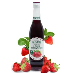 Syrop o smaku TRUSKAWKOWYM 430 ml z WITAMINĄ C