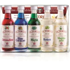 Syropy barmańskie, do drinków MIX 5x50 ml