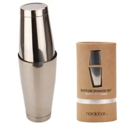 Zestaw barmański STEEL z shakerem TIN-TIN