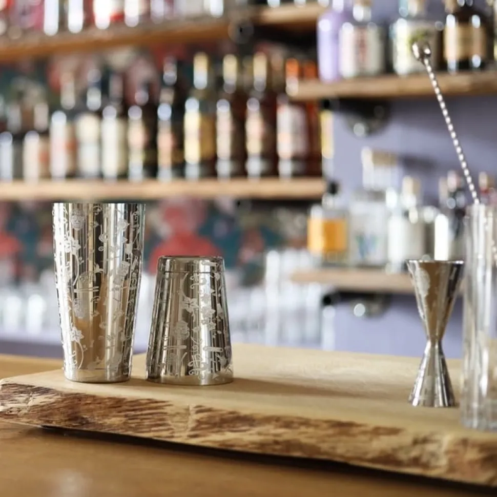 Zestaw do drinków Collabo Deluxe 3 el. i książka DRINKI ŚWIATA