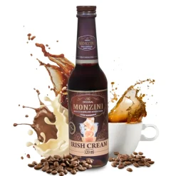 Zestaw 5 syropów do kawy Waniliowy, Kokos, Amaretto, Czekolada z rumem, Irish Cream 320 ml x 5 z miarką 50 i 25 ml