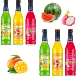 Zestaw 6 syropów lemoniadowych LETNIE SMAKI - 6x430 ml