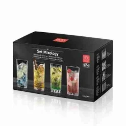 Zestaw 4 szklanki do drinków wysokie na prezent