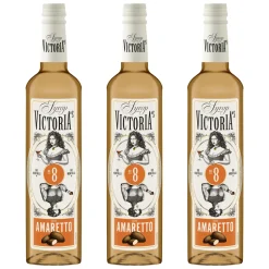 Zestaw 3 x Syrop AMARETTO do drinków 490 ml