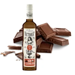 Zestaw 3 x Syrop RUM Z CZEKOLADĄ do drinków 490 ml