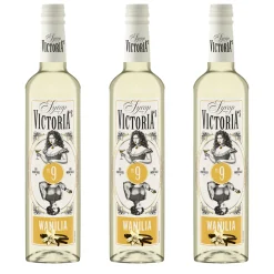 Zestaw 3 x Syrop WANILIOWY do drinków 490 ml